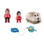 Playmobil - 1.2.3 Mama Si Fetita Cu Masinuta Catel Playmobil - 3